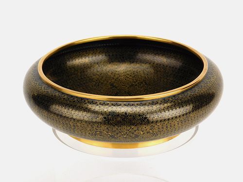Chinese cloisonne bowl