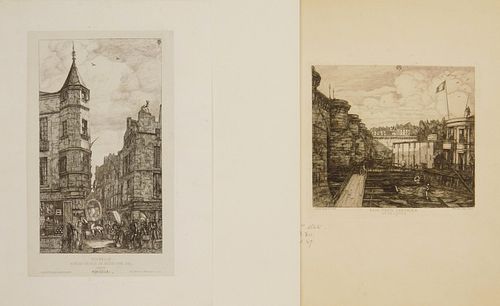 2 Charles Meryon etchings