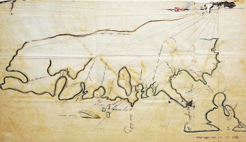 Manuscript Map of Staten Island/Cape Horn