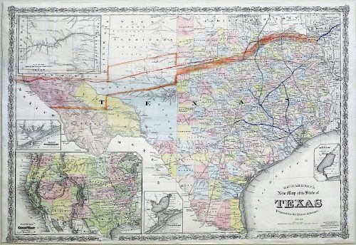 Richardson's New Map of Texas