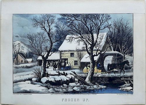 Currier & Ives Frozen Up