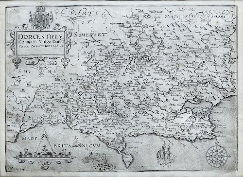 Saxton Map of Dorcester