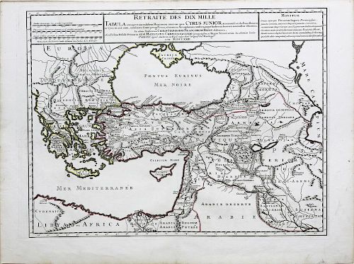 De L'Isle Map of Anatolia