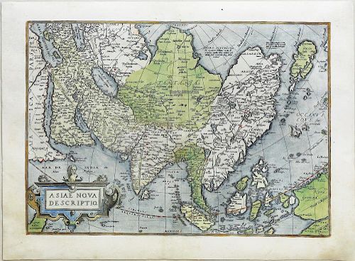 Ortelius, Asia, Latin Edition