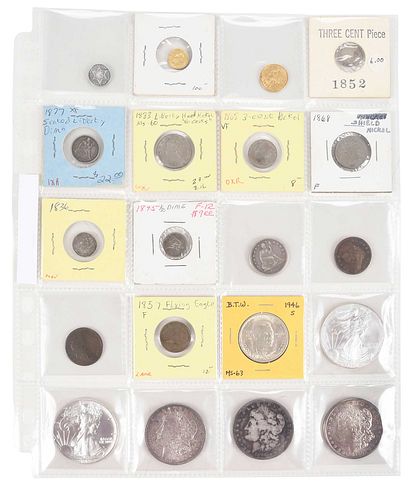 Group of 20 U.S. Coins 