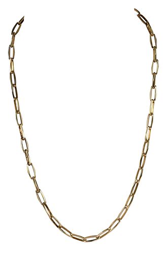 14kt. Paperclip Link Chain