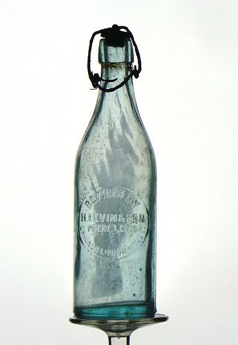 1900 H. Levin & Son Bottling Co. Beer 12oz Embossed Bottle Pueblo Colorado