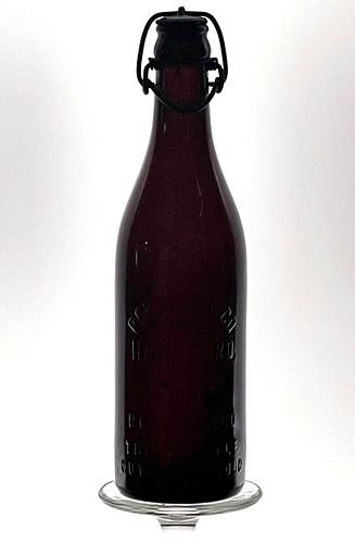 1905 Ropkins & Co. "R" Beer 12oz Embossed Bottle Hartford Connecticut