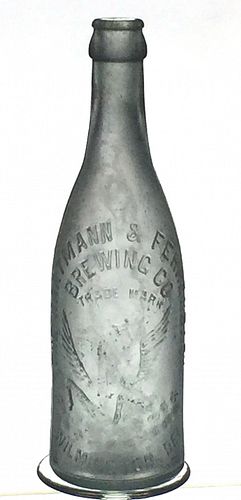 1900 Hartmann & Fehrenbach Beer 12oz Embossed Bottle Wilmington Delaware