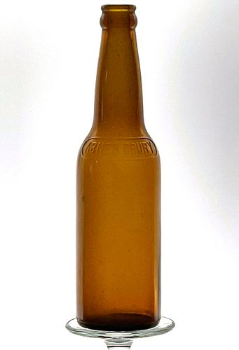 1910 Abner Drury Brewing Co. Beer 12oz Embossed Bottle Washington District Of Columbia