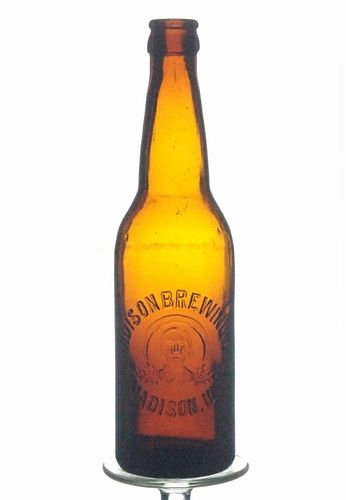 1905 Madison Brewing Company Beer 12oz Embossed Bottle Madison Indiana