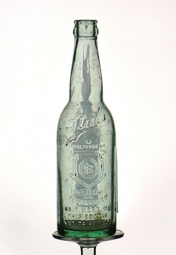 1900 Frank Steil Brewing Co. Beer 13oz Embossed Bottle Baltimore Maryland