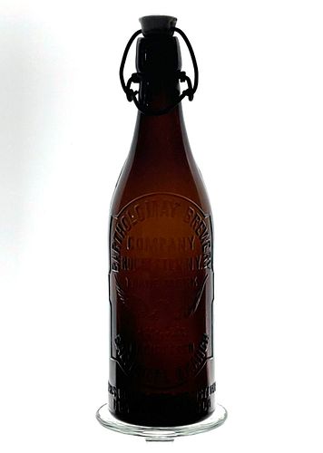 1900 Bartholomay Brewing Co. (Branch) Beer 12oz Embossed Bottle Baltimore Maryland