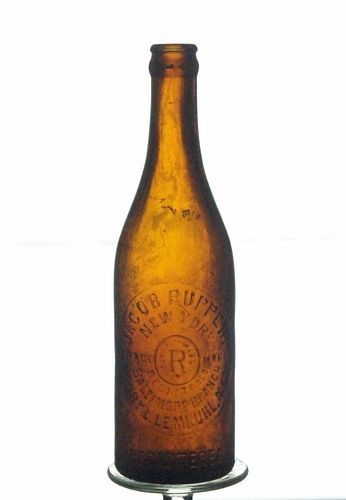 1900 Robert L. Lemkuhl (Ruppert) Beer No Ref. Embossed Bottle Baltimore Maryland