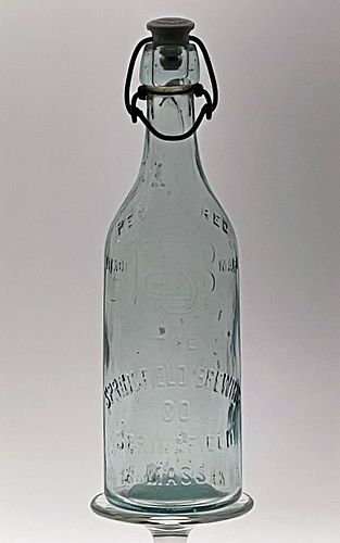 1901 Springfield Brewing Co. Beer Embossed Bottle Boston Massachusetts
