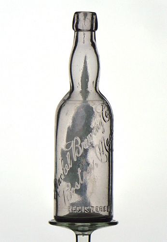 1890 Hinckel Brewing Co. Beer No Ref. Embossed Bottle Boston Massachusetts