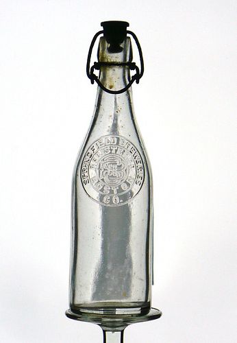 1897 Springfield Brewing Co. Beer No Ref. Embossed Bottle Springfield Massachusetts