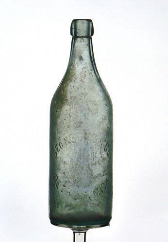 1891 Geo. Norris & Co. Beer 32oz One Quart Embossed Bottle Detroit Michigan