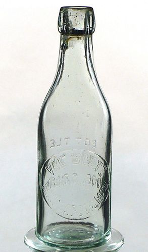 1900 William L. Goebel (agent for Val. Blatz) Beer 7oz Embossed Bottle Minneapolis Minnesota