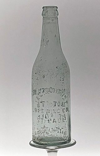 1908 Jac. Schmidt Brewing Co. Beer 13oz Embossed Bottle Saint Paul Minnesota