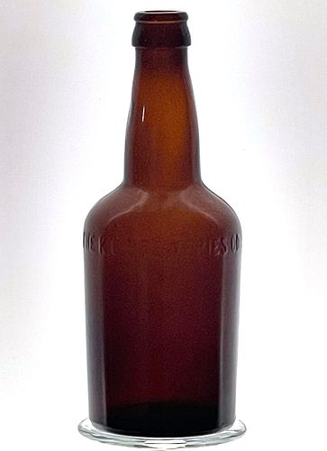1910 K. C. Breweries Malt Tonic 12oz Embossed Bottle Kansas City Missouri