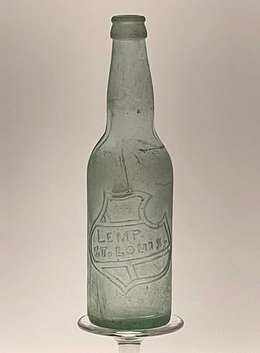 1906 Wm. J. Lemp Brewing Co. Beer 12oz Embossed Bottle Saint Louis Missouri