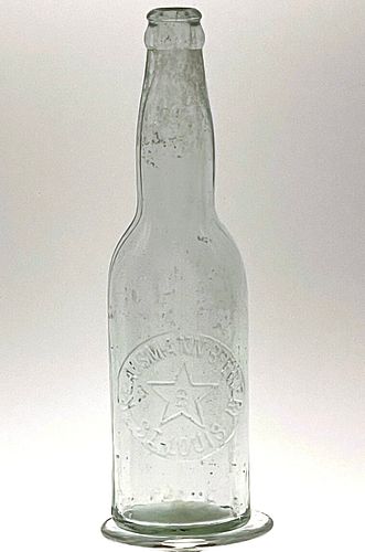 1904 Klausman Brewery Beer No Ref. Embossed Bottle Saint Louis Missouri