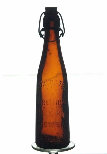 1898 Stettner & Thoma Premium Weiss Beer 8oz Embossed Bottle Saint Louis Missouri
