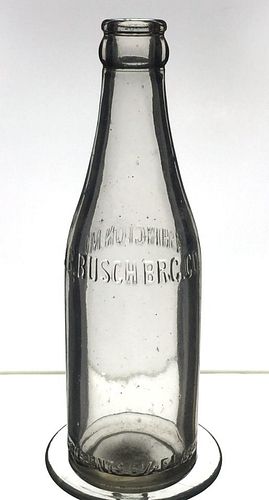 1905 John B. Busch Brewing Co. Beer 6½oz Embossed Bottle Washington Missouri