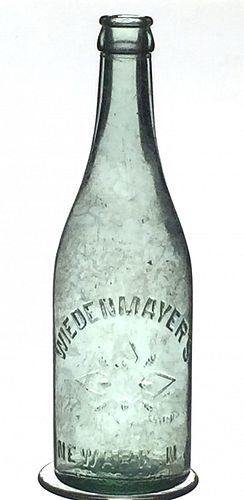 1905 Wiedenmayer's Beer 12oz Embossed Bottle Newark New Jersey