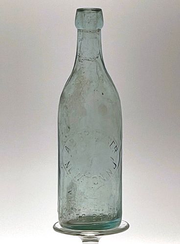1901 A. B. Brickner (Possibly Pabst) Beer 12oz Embossed Bottle Newton New Jersey