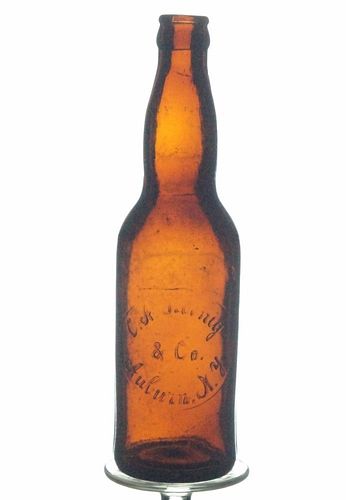 1901 C. A. Koenig & Co. Beer 12oz Embossed Bottle Auburn New York
