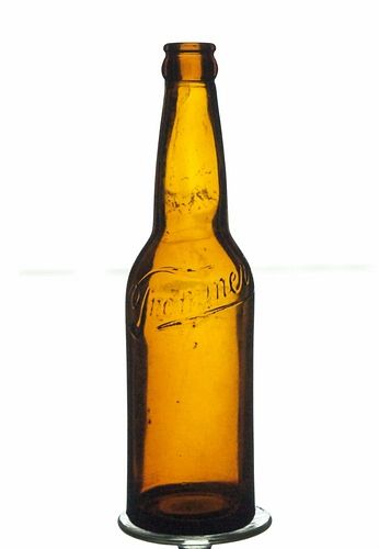 1900 John F. Trommer Evergreen Brewery Beer No Ref. Embossed Bottle Brooklyn New York