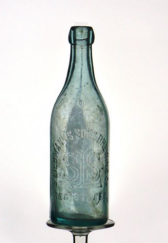 1890 S. Liebmann's Sons Brewing Company 12oz Embossed Bottle Brooklyn New York