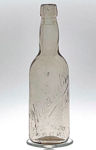 1897 Chr. Weyand Brewing Co. Beer 12oz Embossed Bottle Buffalo New York