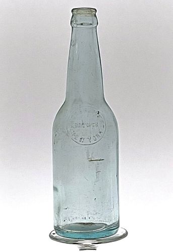 1918 Ruppert Beer 12oz Embossed Bottle New York New York