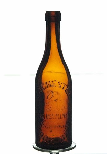 1890 Rochester Brewing Co. (Branch) Beer 12oz Embossed Bottle New York New York