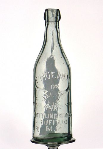 1896 Phoenix Bottling Co. (Clausen) Beer No Ref. Embossed Bottle New York New York