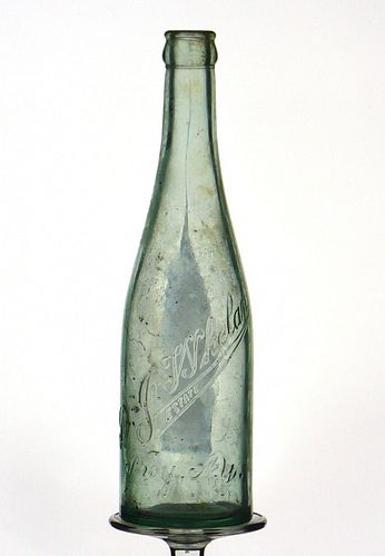 1910 Dennis J. Whelan Estate Beer Embossed Bottle Troy New York