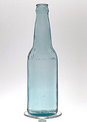 1915 Burkhardt Beer 12oz Embossed Bottle Akron Ohio