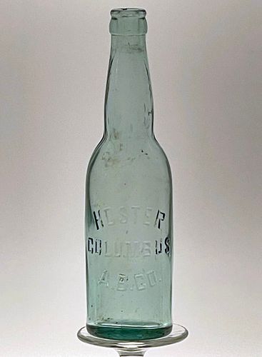 1904 Hoster&#39;s Beer 12oz Embossed Bottle Columbus Ohio