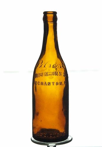 1915 E. Robinson's Sons Pilsener Beer No Ref. Embossed Bottle Scranton Pennsylvania