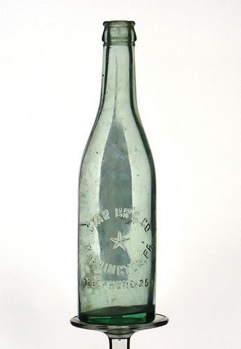 1902 Star Brewing Co. Beer 12oz Embossed Bottle Washington Pennsylvania