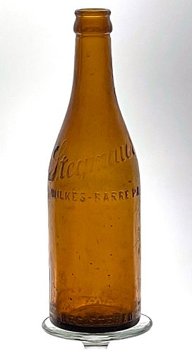 1908 Stegmaier Beer No Ref. Embossed Bottle Wilkes-Barre Pennsylvania