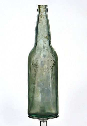 1908 Wm. Gerst Brewing Company Beer 22oz Embossed Bottle Nashville Tennessee