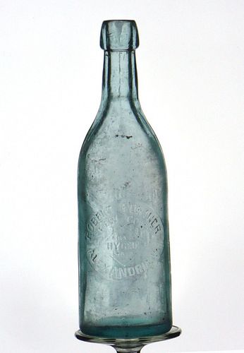 1900 Robert Portner Tivoli Brewery Hygeia Beer No Ref. Embossed Bottle Alexandria Virginia