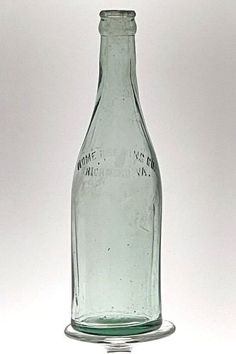 1901 Home Brewing Co. Beer No Ref. Embossed Bottle Richmond Virginia