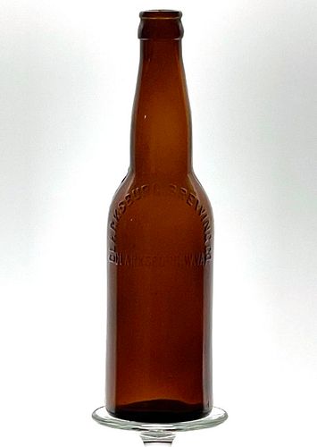 1909 Clarksburg Brewing Co. Beer 12oz Embossed Bottle Clarksburg West Virginia