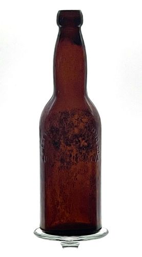 1898 WV Brewing Co. Beer 12oz Embossed Bottle Huntington West Virginia
