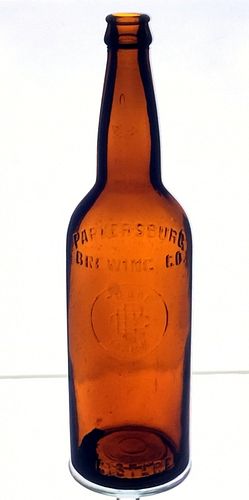 1905 Parkersburg Brewing Co. Beer 24oz Embossed Bottle Parkersburg West Virginia